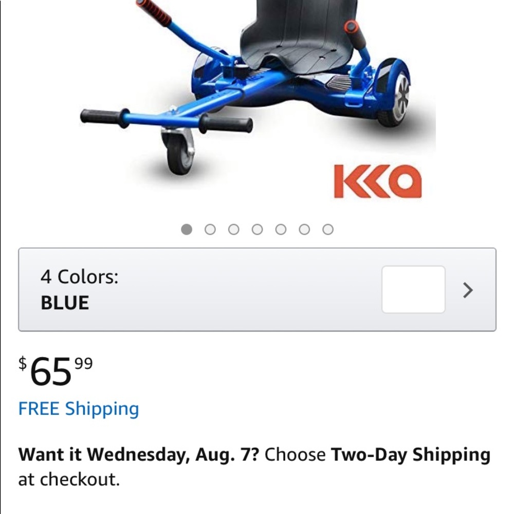 Ihoover go cart seat attachment.